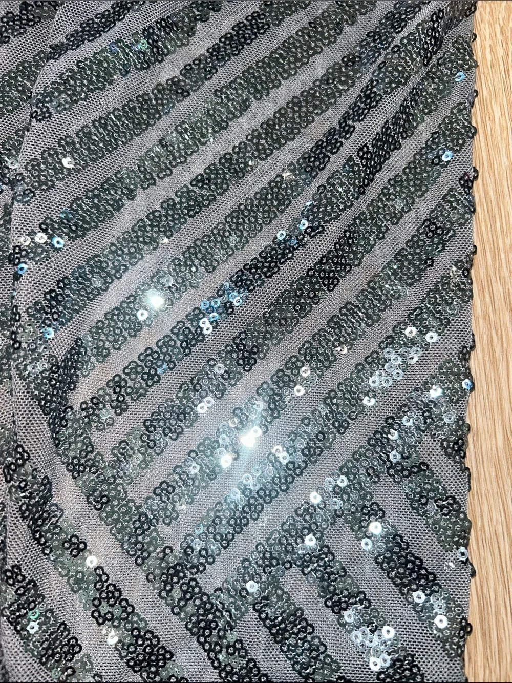 Sequin Halter Jumpsuit Dance Costume in Silver